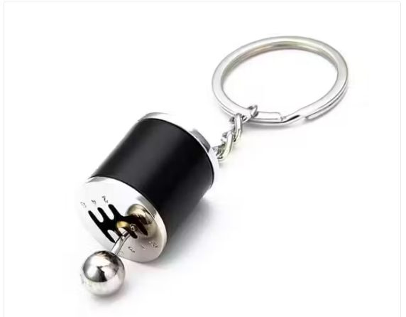 6Speed Creative Auto Part Model Gear Box Keychain, Manual Gear Transmission Shift Lever Knob Keyring Manual Transmission Shift Lever Keyring