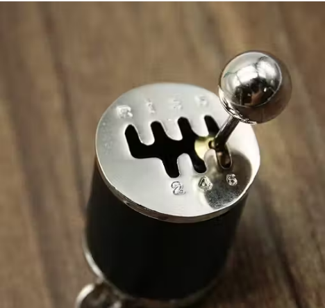6Speed Creative Auto Part Model Gear Box Keychain, Manual Gear Transmission Shift Lever Knob Keyring Manual Transmission Shift Lever Keyring