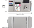 Car Sun Visor Organizer Auto Interior Accessories Pocket, Sunglasses Holder Car Truck Visor Storage Pouch for Cards, Pens and Document (Grey)