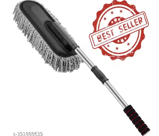 Microfiber Flexible Duster Car Wash | Car Aing Accessories | Microfiber | Brushes | Dry/Wet Home, Kitchen, Office Aing Brush with Expandable Handle