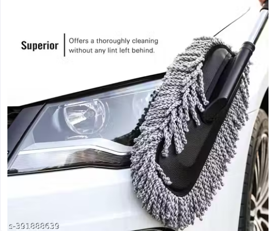 Microfiber Flexible Duster Car Wash | Car Aing Accessories | Microfiber | Brushes | Dry/Wet Home, Kitchen, Office Aing Brush with Expandable Handle