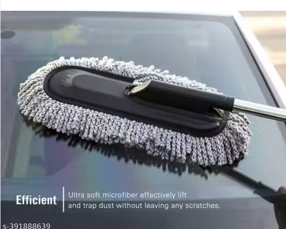 Microfiber Flexible Duster Car Wash | Car Aing Accessories | Microfiber | Brushes | Dry/Wet Home, Kitchen, Office Aing Brush with Expandable Handle